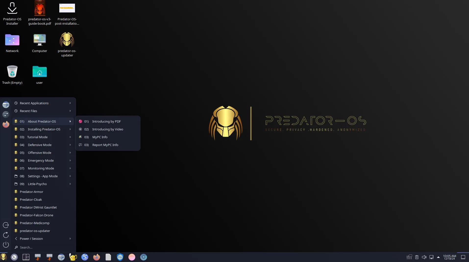 Predator-OS Linux Distribution: A Powerful Penetration Testing and Privacy-Focused System