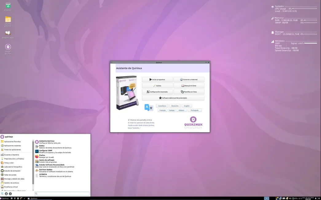 Quirinux GNU/Linux Distribution: A Devuan-Based Distro Built for Animation CreatorsQuirinux GNU/Linux Distribution: A Devuan-Based Distro Built for Animation Creators
